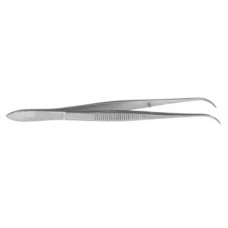 Perry Plier Round Curved With Fine Serrated Tip 5"
