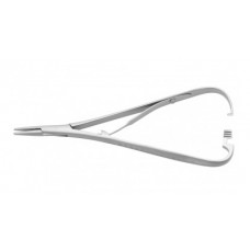 Elastic Placing Plier Mathieu Snag Free Single Spring Serrated Narrow Tip